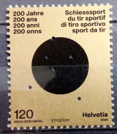 Switzerland 2024, 200 Years Swiss Shooting Sport Federationl, MNH Unusual Single Stamp - Nuovi