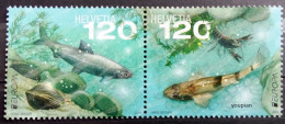Switzerland 2024, Europa - Underwater Flora And Fauna, MNH Unusual Stamps Strip - Neufs