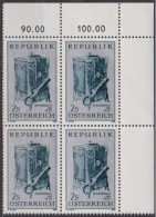1969 , Mi 1317 ** (2) -  4er Block Postfrisch - Spargedanke - Ongebruikt