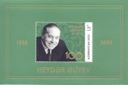 2023. Azerbaijan, Birth Centenary Of H. Alyev,  S/s, Mint/** - Azerbaiján