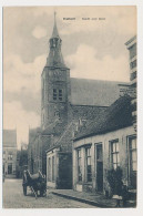 28- PBK Hattem 1912 - Markt Met Toren - Grootrond Treinstmpel: Dieren - Zwolle - Hattem