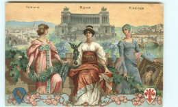 Italie - Italia - Italy -Piemonte- Torino - Roma - Firenze - Femmes - Esposizione Internazionale Industria - Expositions - Mostre, Esposizioni