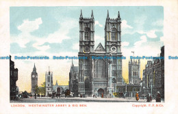 R127997 London. Westminster Abbey And Big Ben. F. F. And Co - Sonstige & Ohne Zuordnung