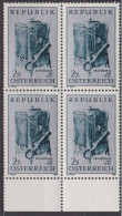 1969 , Mi 1317 ** (5) -  4er Block Postfrisch - Spargedanke - Ungebraucht