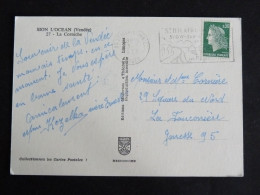 SAINT HILAIRE DE RIEZ - VENDEE - FLAMME SUR MARIANNE CHEFFER - SION L'OCEAN LA CORNICHE - Mechanical Postmarks (Advertisement)