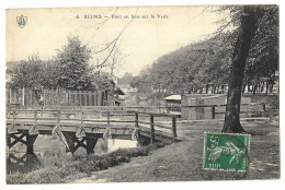 CPA 51 REIMS Pont En Bois Sur La Vesle - Reims