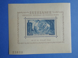 LUXEMBOURG   BLOC FEUILLET N° 6 +1946  +NEUF ** - Blocs & Hojas