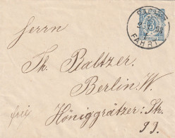 Allemagne Entier Postal Poste Privée Berlin 1893 - Tarjetas