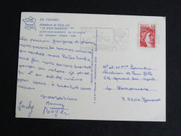 SAINT JEAN DE MONTS - VENDEE - FLAMME SUR SABINE - HÔTELLERIE DE PLEIN AIR LE BOIS MASSON - Mechanical Postmarks (Advertisement)