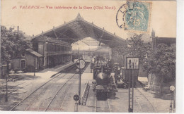 Drôme - Valence - Vue Intérieure De La Gare (Côté Nord) - Valence