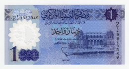 LIBYA - 1 DINAR  - P 85a (2019) - UNC - POLYMER  - BANKNOTES - PAPER MONEY - CARTAMONETA - - Libya