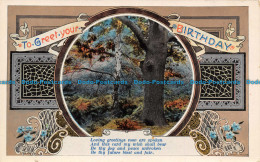 R126972 Greetings. To Greet Your Birthday. Trees In The Woods. 1914 - World