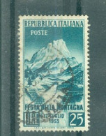 ITALIE - N°657 Oblitéré - Fête De La Montagne. - 1946-60: Afgestempeld