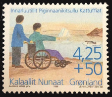 Greenland 1996 MNH, Physically Disabled People, Wheel Chair - Handicaps