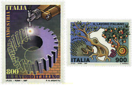 35843 MNH ITALIA 1997 EL TRABAJO EN ITALIA. LA INDUSTRIA Y LA AGRICULTURA - ...-1850 Préphilatélie