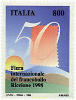 35263 MNH ITALIA 1998 FERIA INTERNACIONAL DEL SELLO A RICCIONE - ...-1850 Préphilatélie