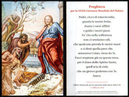 + Santino - Preghiera Per Il XXXII Giornata Mondiale Del Malato - Devotion Images