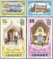 167824 MNH JERSEY 1977 125 ANIVERSARIO DEL COLEGIO VICTORIA DE JERSEY - Jersey