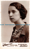 R128123 Old Postcard. Woman Portrait. A. P. Griffiths - World