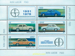 44072 MNH POLONIA 1976 25 ANIVERSARIO DE LA INDUSTRIA DEL AUTOMOVIL - Unused Stamps