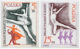 61714 MNH POLONIA 1985 BICENTENARIO DE LOS BALLETS POLONESES - Ongebruikt