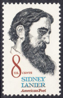 !a! USA Sc# 1446 MNH SINGLE (a3) - Sidney Lanier - Unused Stamps