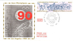 FDC 1984 J O LOS ANGELES - 1980-1989