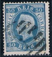 Portugal, 1879/80, # 50 Dent. 13 1/2, Papel Liso, Used - Gebruikt