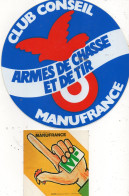 Autocollants MANUFRANCE - Stickers