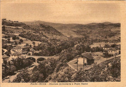 (C).Piana Crixia(SV).Stazione Ferroviaria.F.to Grande.Viaggiata - Savona