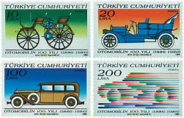 42549 MNH TURQUIA 1986 CENTENARIO DEL AUTOMOVIL - ...-1858 Voorfilatelie