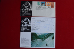 Signed Bonington Estcourt  Burke Scott Roberts +5 Climber 1972 British Everest Expedition Cover Mountaineering  Escalade - Sportlich