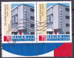 BRD 2019 Mi. Nr. 3453 O/used Waagrechtes Paar (BRD1-9) - Used Stamps