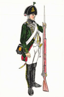 MILITAIRE _S29053_ Illustrateur Hesseh Darmstadt - Private 3 Rd Coy Leichtes - Infanterie Bataillon 1790 - 15x10 Cm - Autres & Non Classés