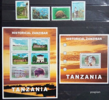 Tanzania 2007, Historical Zanzibar, Two MNH S/S And Stamps Set - Tansania (1964-...)