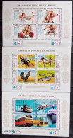 Türkiye 1996, International Stamps Exhibition In Istanbul, Three MNH S/S - Ongebruikt