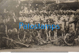 202658 TAHITI COSTUMES NATIVE AFTER THE OTÉA POSTAL POSTCARD - Tahiti