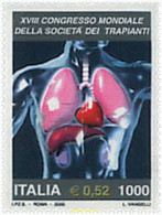 58794 MNH ITALIA 2000 XVIII CONFERENCIA MUNDIAL DE TRANSPLANTES - 1. ...-1850 Prephilately