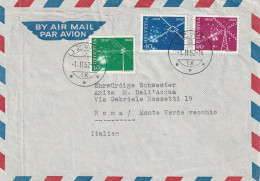 Suisse Lettre Uzwil Pour L'Italie 1952 - Marcofilia