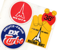 Autocollants CAMION DEUTZ - Stickers