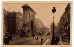 PARIGI - PARIS - LA PORTE SAINT-DENIS ET LES GRANDS BOULEVARDS - 1925 - Vedi Retro - Formato Piccolo - Other & Unclassified