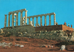 GRECE - Cap Sounion - Temple De Poséidon - Neptune - Carte Postale - Grèce