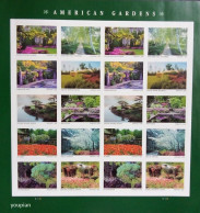 USA 2020, American Gardens, MNH Sheetlet - Nuovi