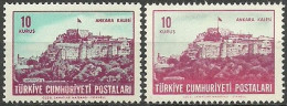 Turkey: 1963 Regular Issue Stamp 10 K. "Color Tone Variety" MNH** - Ongebruikt