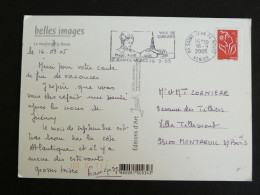 SAINT JEAN DE MONTS - VENDEE - FLAMME SUR MARIANNE LAMOUCHE - LE MOULIN DE LA BOSSE - Mechanical Postmarks (Advertisement)