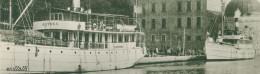 Superrar MS Astrea Und MS Otalaström Vadstena Sweden 18.8.1926 Hamnen Och Slottet - Passagiersschepen