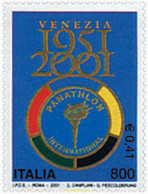 78231 MNH ITALIA 2001 50 ANIVERSARIO DEL PANATHLON INTERNACIONAL - ...-1850 Voorfilatelie