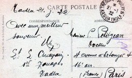 CP-  Cachet  - "Trésor Et Postes - KASBA TADLA "  - MAROC  - - Lettres & Documents