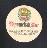 Bierviltje - Sous-bock - Bierdeckel -  DOMMELSCH BIER -  TERNEUZEN 400 JAAR STAD VAN DE VLIEGENDE HOLLANDER  (B 043) - Portavasos