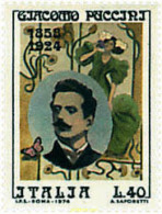 94871 MNH ITALIA 1974 50 ANIVERSARIO DE LA MUERTE DE PUCCINI - ...-1850 Préphilatélie